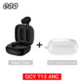 QCY-T13 ANC Fones De Ouvido Sem Fio, Bluetooth 5.3 TWS, ANC, Auscultadores De Cancelamento De Ruído, 4 Microfones ENC Headset, In-Ear, Handfree Earbuds