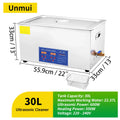 Limpador Ultrassônico 2L 3L 6L 10L 15L 22L 30L, Banho de Lavagem Ultrassônico Aquecido para Uso Doméstico e Comercial