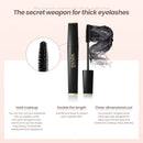 Imagic novo curling à prova dwaterproof água rímel preto concentrado cílios cosméticos estendido curling cílios grosso e rápido seco