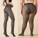 Meias térmicas grossas mulheres inverno quente sexy translúcido meia-calça leggings feminino cintura alta elástica magro meia-calça