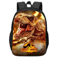 Animal World Tiranossauro Rex Dinossauro Dupla Camada Meninos e Meninas Mochila Escola Primária e Secundária Estudante Mochila