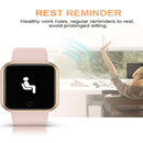 Relógio inteligente controle de música calorias distância rastreador de fitness mensagem lembrar masculino smartwatch feminino relógios pulseira relógio alarme y68