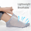 6 pares meias masculinas respiráveis curto tornozelo elástico cor sólida malha de alta qualidade negócios unisex sokken plus size EU38-47