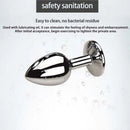 5 tamanho/conjunto de metal anal plug butt plug brinquedos sexuais brinquedos de bunda para mulheres/homens/caspas adulto jogo masturbador anal diamante sex shop