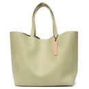 SC Marca De Luxo Sacolas De Couro De Vaca Designer De Couro Bolsas Mulheres Sacos De Ombro Moda Feminina Grande Capacidade Liner Bag