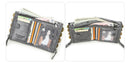 Contact's moda couro genuíno carteira feminina bifold titular do cartão moeda bolsa pequena bolsa feminina clipe de dinheiro masculino bolso carteiras
