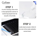 Gollee extensões de cílios 15ml primer de limpeza de cílios super ligação 0.5s cola de extensão de cílios profissional adesivo de cílios