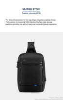 Mochila Antifurto Impermeável Kingsons/Vgoal para Homens, para Laptop de 14/13.3 polegadas com Porta USB e Cadeado TSA