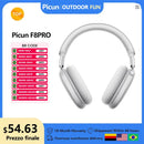 Picun f8 pro anc fones de ouvido sem fio 3d espaço áudio cabeça rastreamento-52db anc alta fidelidade bluetooth fone de ouvido enc hd microfone app de baixa latência