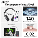 Picun f8 pro anc fones de ouvido sem fio 3d espaço áudio cabeça rastreamento-52db anc alta fidelidade bluetooth fone de ouvido enc hd microfone app de baixa latência
