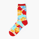 1 par novos homens mulheres meias de algodão casuais meias coloridas tripulação rua skate meias feliz engraçado harajuku sox meias