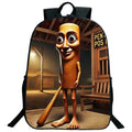 Engraçado italiano brainrot impresso mochila para meninos meninas cappuccino assassino mochila crianças bookbag italiano brainrot sacos