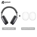 Picun f8 pro anc fones de ouvido sem fio cabeça rastreamento áudio espacial 3d-52db anc alta fidelidade bluetooth fone de ouvido enc hd microfone app de baixa latência