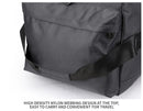 Bolsa de viagem, bolsa de grande capacidade, bagagem portátil ao ar livre, bolsa de viagem com rodas, bolsa de viagem unissex conveniente e prática