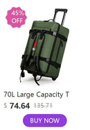 Mochila de Viagem Grande Capacidade 90/110L Dobrável com Rodas e Cinto, Bolsa de Transporte Multifuncional, Mala Resistente ao Desgaste