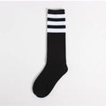 Meias de algodão com 3 listras masculinas e femininas, retrô, velha escola, hiphop, skate, longo, curto, Harajuku, branco, preto, inverno, legal, novo