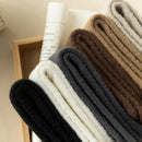 Unisex velo grosso cinco dedo meias, meias quentes toe, tubo médio, inverno, homens, mulheres, 3 pares