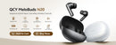 Qcy h3 pro anc fone de ouvido sem fio 50db cancelamento de ruído fone de ouvido de áudio espacial de alta resolução com ldac bluetooth 5.4 sobre fone de ouvido
