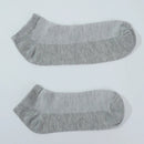 6 pares meias masculinas respiráveis curto tornozelo elástico cor sólida malha de alta qualidade negócios unisex sokken plus size EU38-47