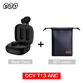 QCY-T13 ANC Fones De Ouvido Sem Fio, Bluetooth 5.3 TWS, ANC, Auscultadores De Cancelamento De Ruído, 4 Microfones ENC Headset, In-Ear, Handfree Earbuds