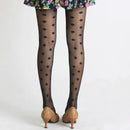 Meia-calça feminina de bolinhas para o verão, lingerie ultrafina, meia até a coxa, meia-calça feminina, body stocking.