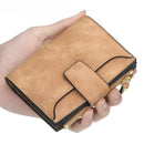 Carteira feminina de couro luxuosa, grande capacidade, slots para vários cartões, bolso fino para moedas, porta-cartões, carteira para mulheres