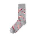 1 par novos homens mulheres meias de algodão casuais meias coloridas tripulação rua skate meias feliz engraçado harajuku sox meias