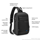 Mochila Antifurto Impermeável Kingsons/Vgoal para Homens, para Laptop de 14/13.3 polegadas com Porta USB e Cadeado TSA