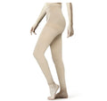Meia-calça de compressão médica 34-46mmhg mulheres coxas dedo do pé aberto classe 3 suporte de pressão meia de veias varicosas plus size