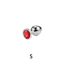 5 tamanho/conjunto de metal anal plug butt plug brinquedos sexuais brinquedos de bunda para mulheres/homens/caspas adulto jogo masturbador anal diamante sex shop