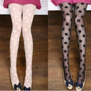 Meia-calça feminina de bolinhas para o verão, lingerie ultrafina, meia até a coxa, meia-calça feminina, body stocking.
