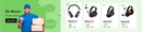 Picun b8 fones de ouvido bluetooth 120h playtime fone de ouvido sem fio bluetooth 3eq modo baixa latência chamadas mãos-livres sobre fones de ouvido