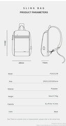 Mochila Antifurto Impermeável Kingsons/Vgoal para Homens, para Laptop de 14/13.3 polegadas com Porta USB e Cadeado TSA