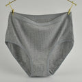 Calcinha de algodão de cintura alta macia roupa interior para mulher respirável plus size mulher briefs lingerie feminina calcinha listrada