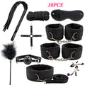 Brinquedos sexuais para mulheres, kit BDSM para casais, brinquedos sensuais para adultos, acessórios eróticos, algemas para sessão, plugue anal, jogo sexual.