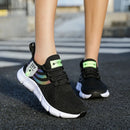 Homens sapatos esportivos casuais respirável tênis leves ao ar livre malha preto tênis de corrida atlético jogging tenis sapatos caminhada