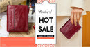 Contact's moda couro genuíno carteira feminina bifold titular do cartão moeda bolsa pequena bolsa feminina clipe de dinheiro masculino bolso carteiras