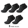 ‌ Meias esportivas masculinas, 3/5/10 pares, meias curtas para corrida, secagem rápida, malha respirável, meias curtas leves, confortáveis e anti-odor