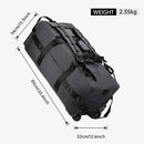 Bolsa de viagem, bolsa de grande capacidade, bagagem de mão portátil ao ar livre, bolsa de viagem com rolo, bolsa de lona unissex conveniente e prática