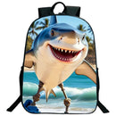 Engraçado italiano brainrot impresso mochila para meninos meninas cappuccino assassino mochila crianças bookbag italiano brainrot sacos