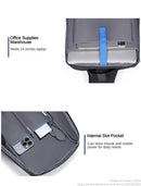 Mochila Antifurto Impermeável Kingsons/Vgoal para Homens, para Laptop de 14/13.3 polegadas com Porta USB e Cadeado TSA