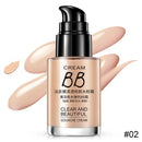 Bioaqua base líquida para rosto, corretivo de maquiagem à prova d'água, clareador, creme bb de longa duração, cosméticos