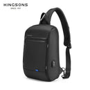 Mochila Antifurto Impermeável Kingsons/Vgoal para Homens, para Laptop de 14/13.3 polegadas com Porta USB e Cadeado TSA