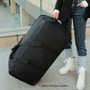 Sacos de roda dobráveis saco de armazenamento de bagagem com rodas grande capacidade carry on bagagem transportadora expansível trole mala