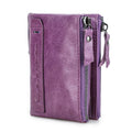 Contact's moda couro genuíno carteira feminina bifold titular do cartão moeda bolsa pequena bolsa feminina clipe de dinheiro masculino bolso carteiras