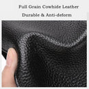 Bison denim homens carteiras de couro genuíno marca de luxo rfid bifold carteira zipper bolsa de moedas titular do cartão de visita carteira n4470