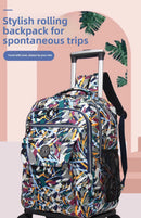 Nova Mala de Viagem de Grande Capacidade com Alça Retrátil, Bolsa de Mão para Viagens de Longa e Curta Distância, Mala de Nyl...