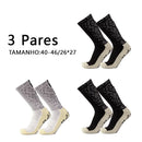 Meias de futebol antiderrapantes, Atualizadas e espessadas, Meias de flecha de tubo médio, Antiderrapantes com pontos de cola