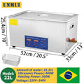 Limpador Ultrassônico 2L 3L 6L 10L 15L 22L 30L, Banho de Lavagem Ultrassônico Aquecido para Uso Doméstico e Comercial