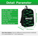 Engraçado italiano brainrot impresso mochila para meninos meninas cappuccino assassino mochila crianças bookbag italiano brainrot sacos
